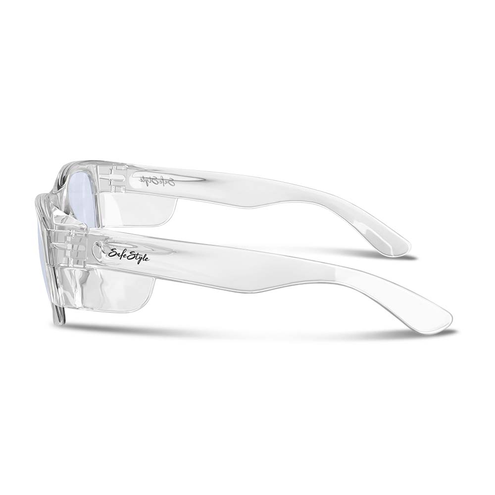 Safe Style CCB100 Classics Clear Frame Safety Glasses