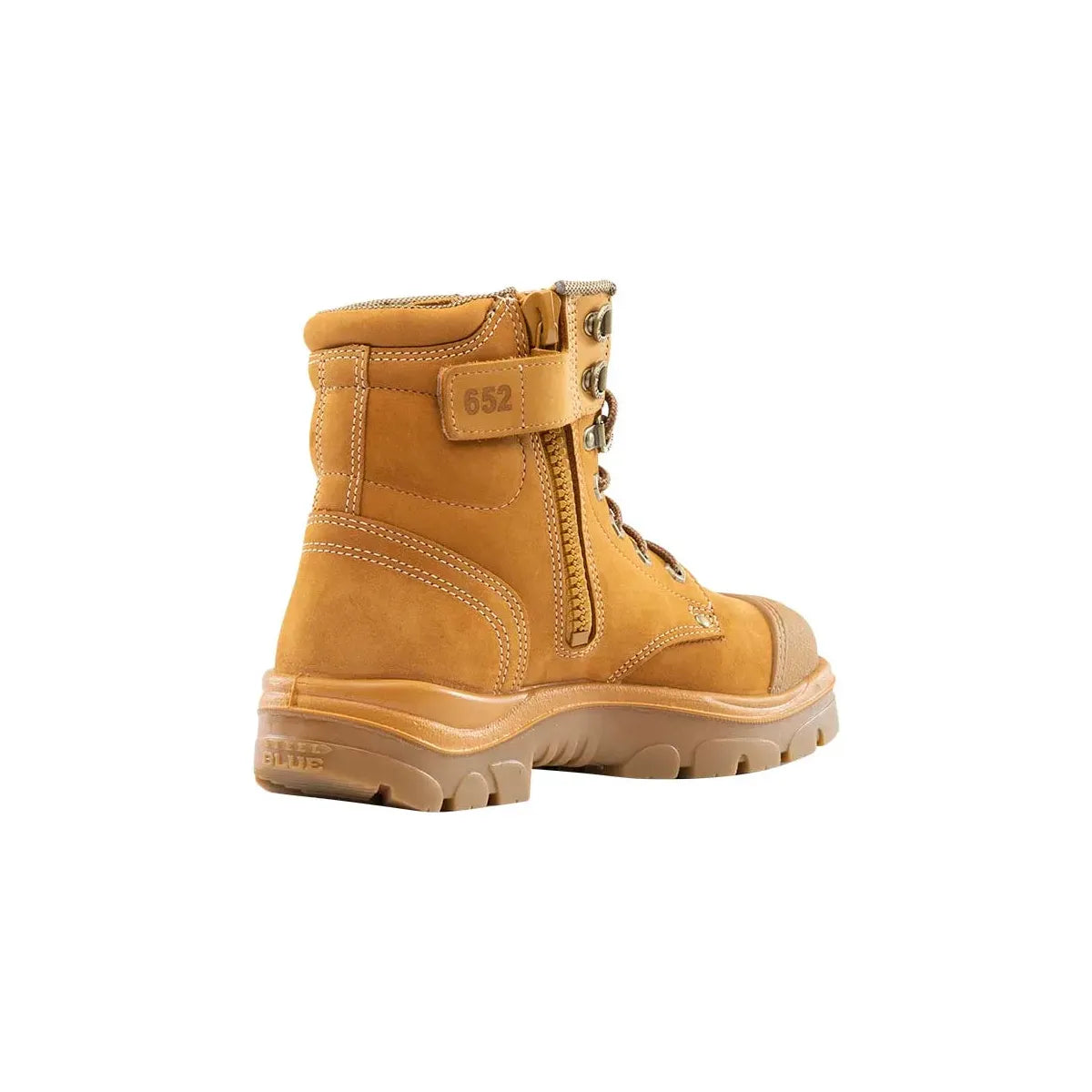 Steel Blue Argyle Zip Scuff Cap 312652