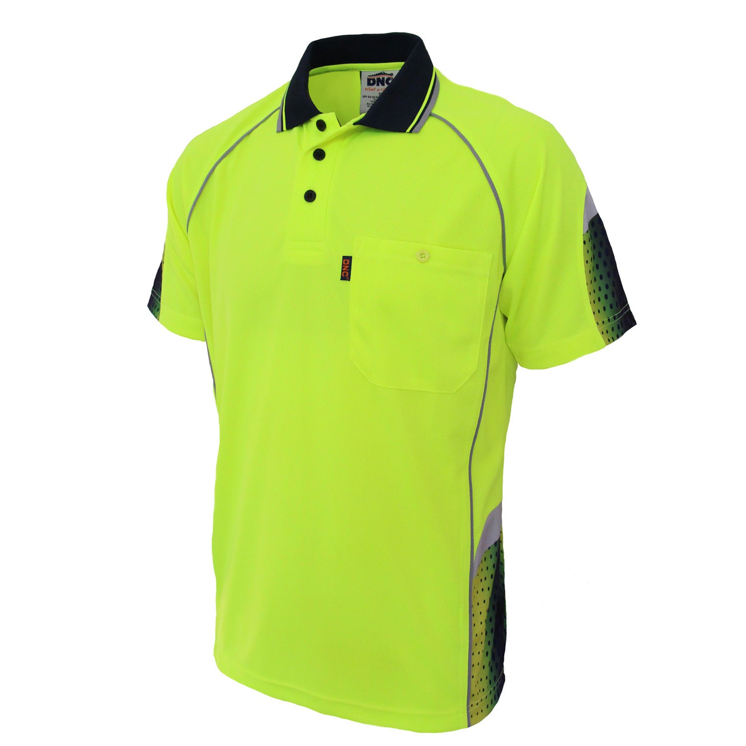 Hi-Vis GALAXY Sublimated Polo 3564DNC-Vis GALAXY Sublimated Polo 3564