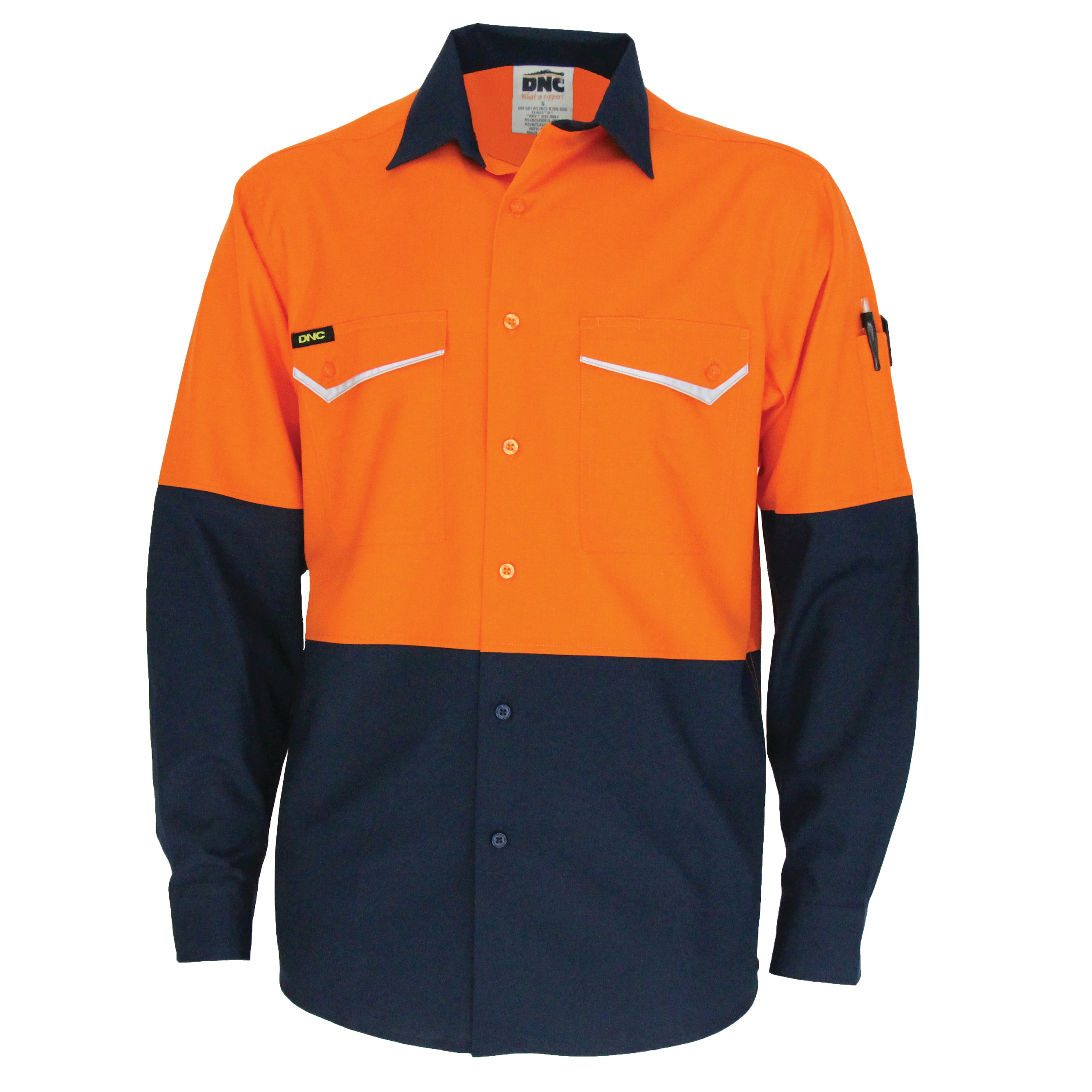 HiVis RipStop Cotton Cool Shirt, L/S 3586DNCHiVis RipStop Cotton Cool Shirt,
