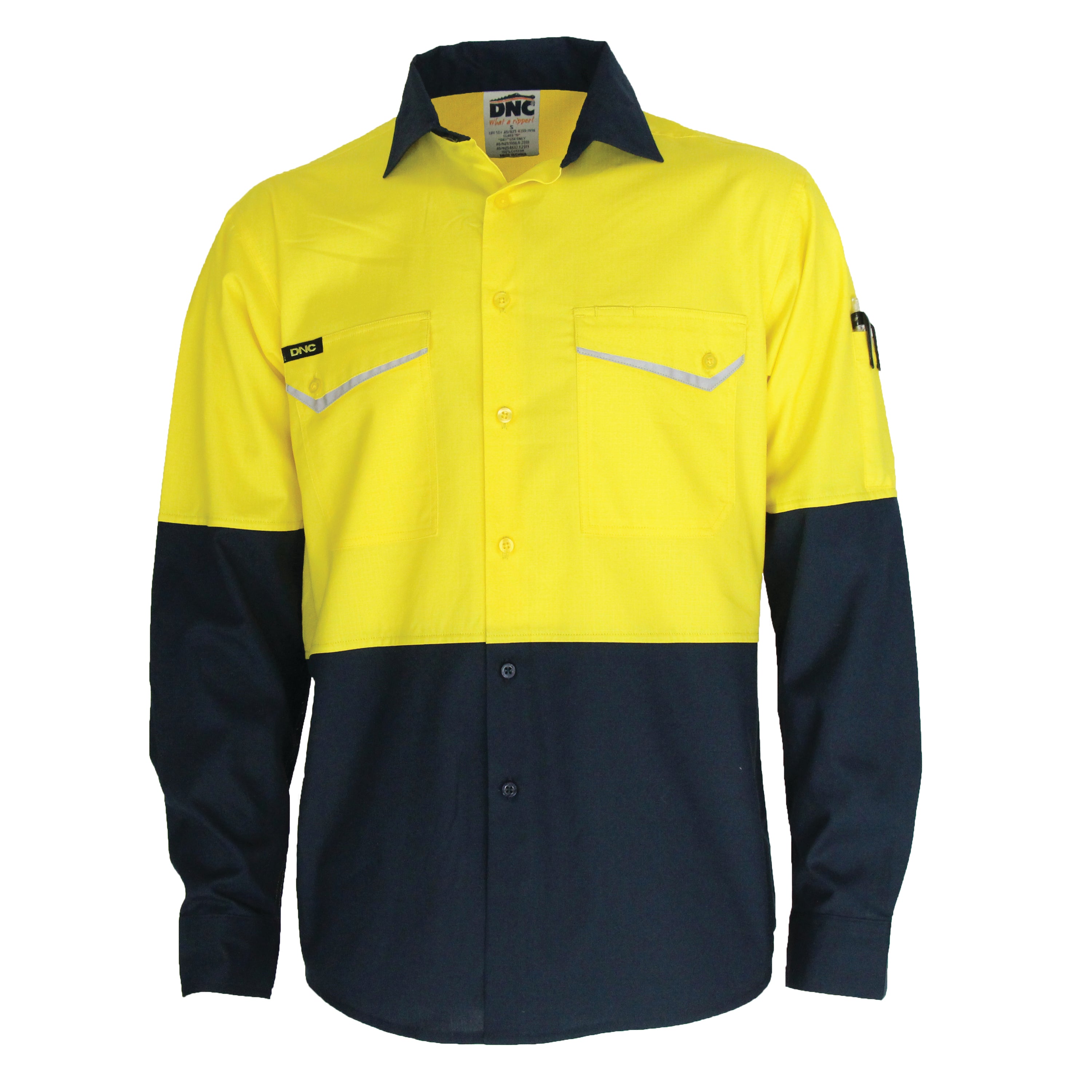 HiVis RipStop Cotton Cool Shirt, L/S 3586DNCHiVis RipStop Cotton Cool Shirt,