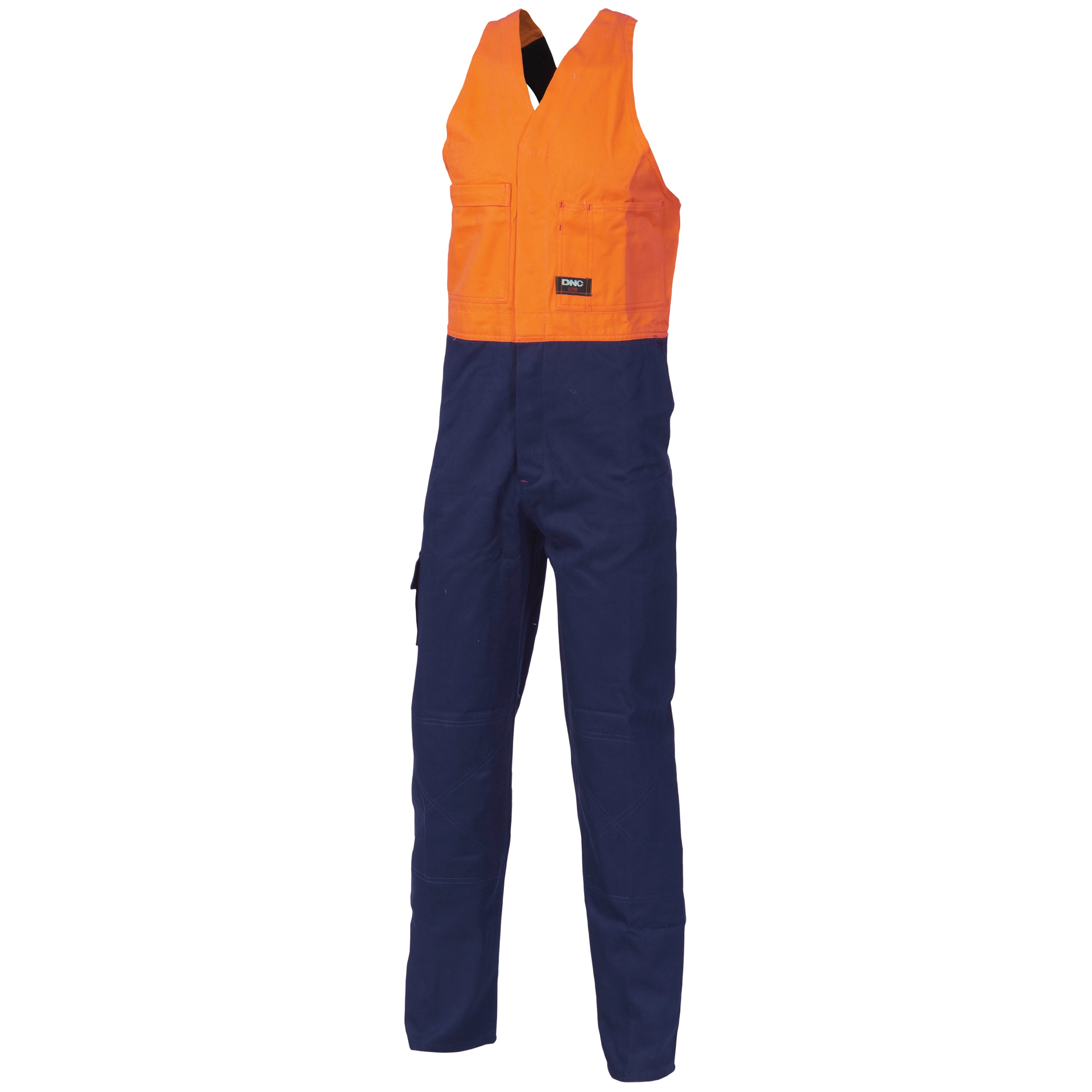 HiVis Two Tone Cotton Action Back Overall - 3853