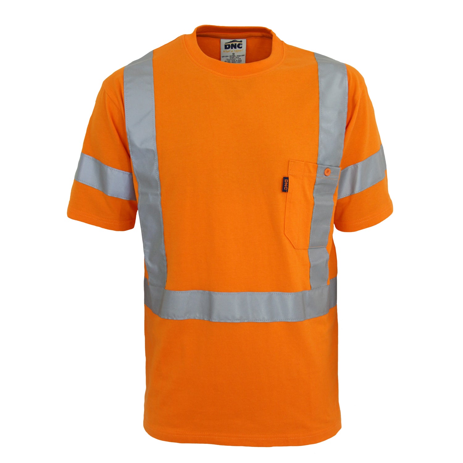 Hi-Vis Cotton taped Tee Short Sleeve 3917