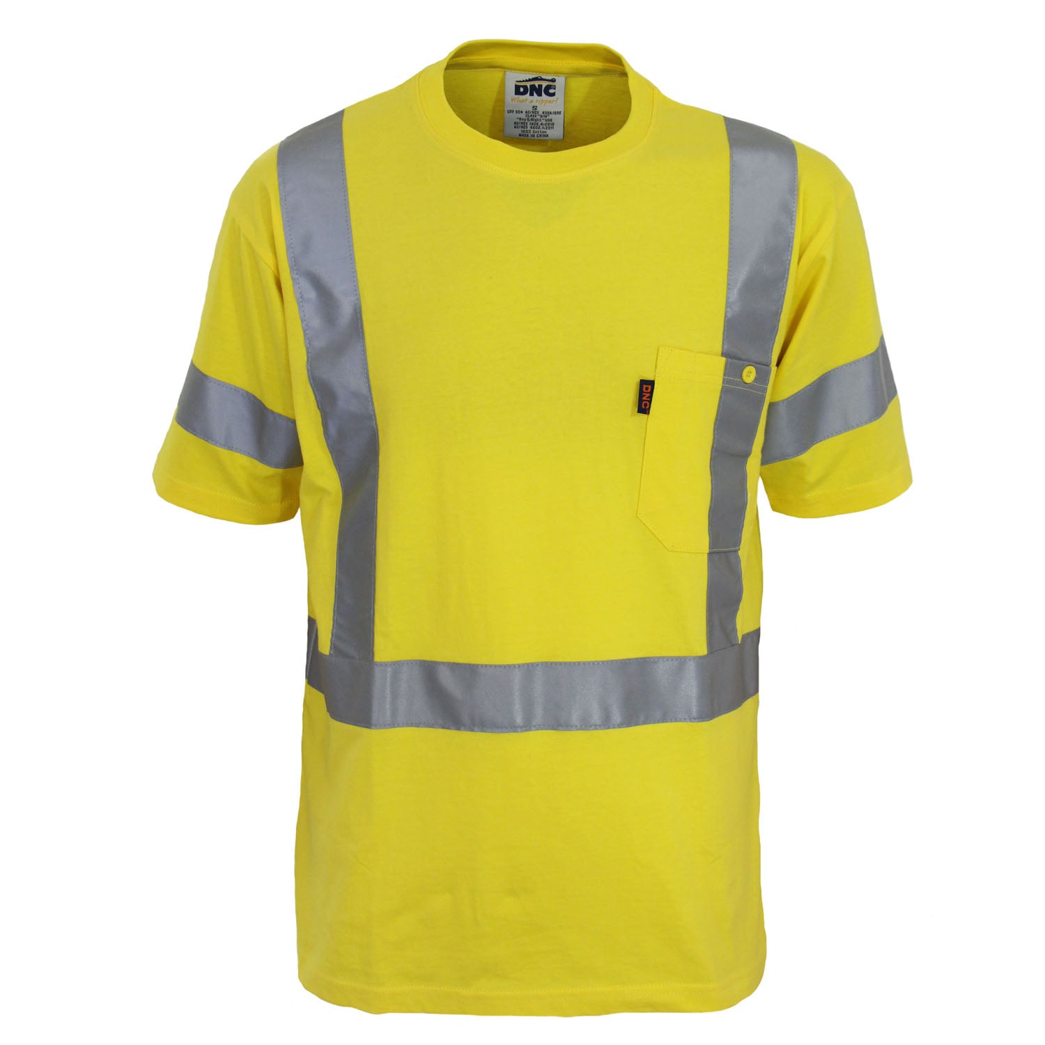 Hi-Vis Cotton taped Tee Short Sleeve 3917