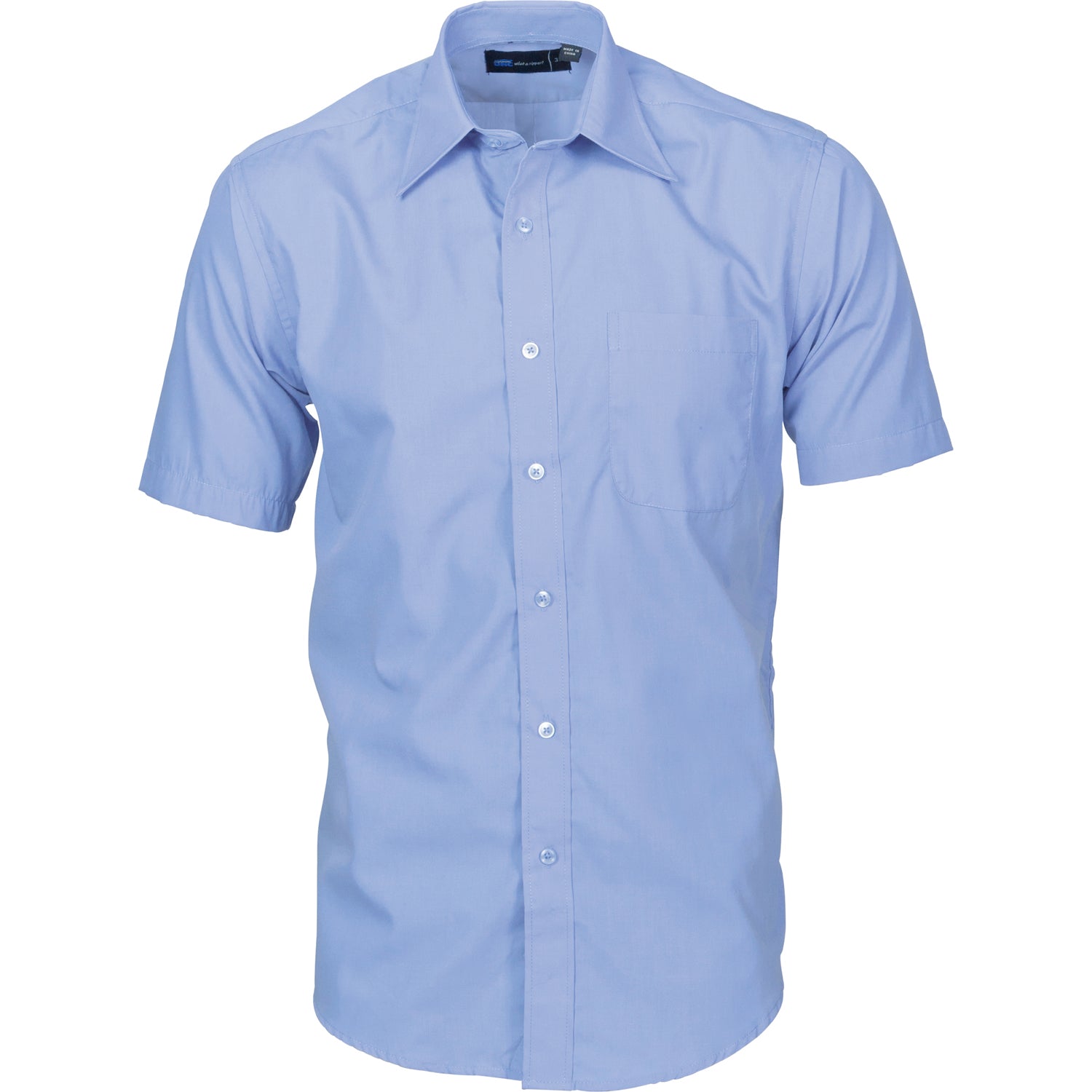 Mens Premier Poplin Business Shirts - Short Sleeve 4151DNCMens Premier Poplin Business Shirts - Short Sleeve 4151