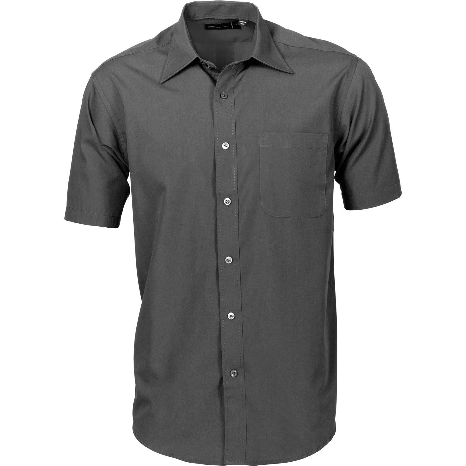 Mens Premier Poplin Business Shirts - Short Sleeve 4151DNCMens Premier Poplin Business Shirts - Short Sleeve 4151