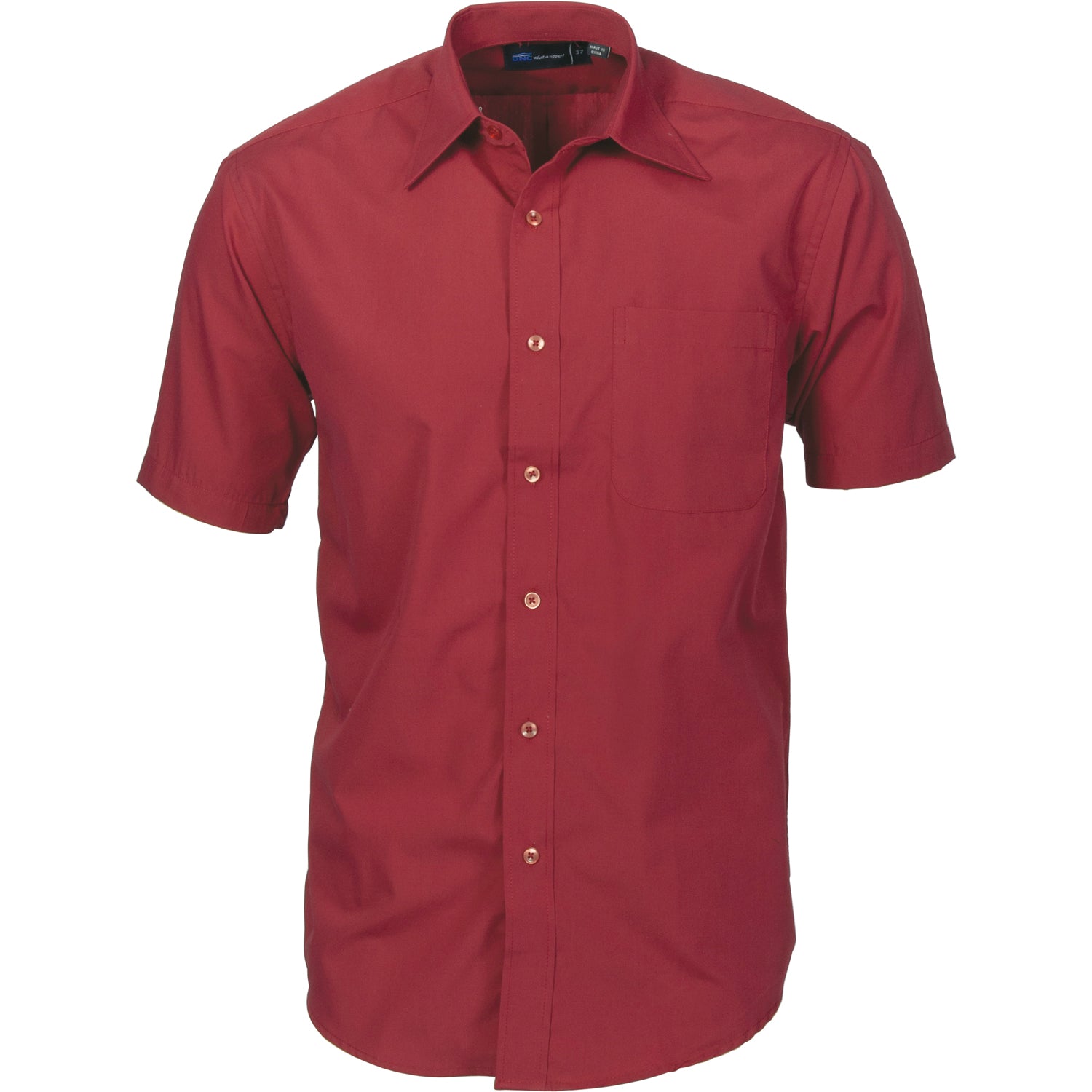 Mens Premier Poplin Business Shirts - Short Sleeve 4151DNCMens Premier Poplin Business Shirts - Short Sleeve 4151