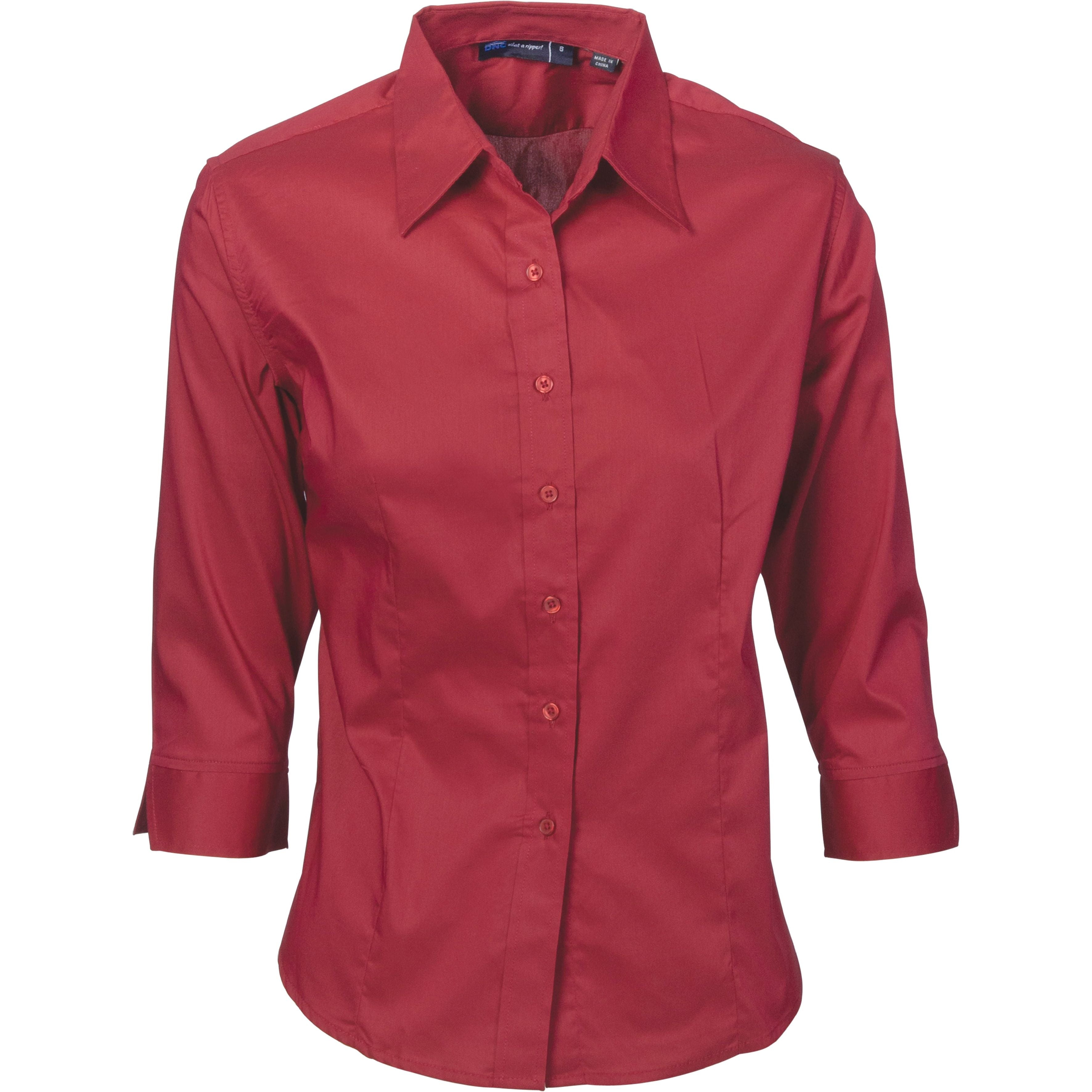 Ladies Cotton Drill Work Shirt - Long Sleeve 4232