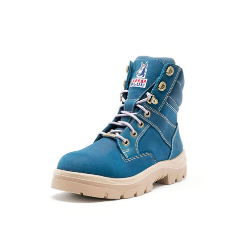 Steel Blue 512761 Southern Cross Ladies L/U Zip Safety BootSteel BlueSteel Blue 512761 Southern Cross Ladies