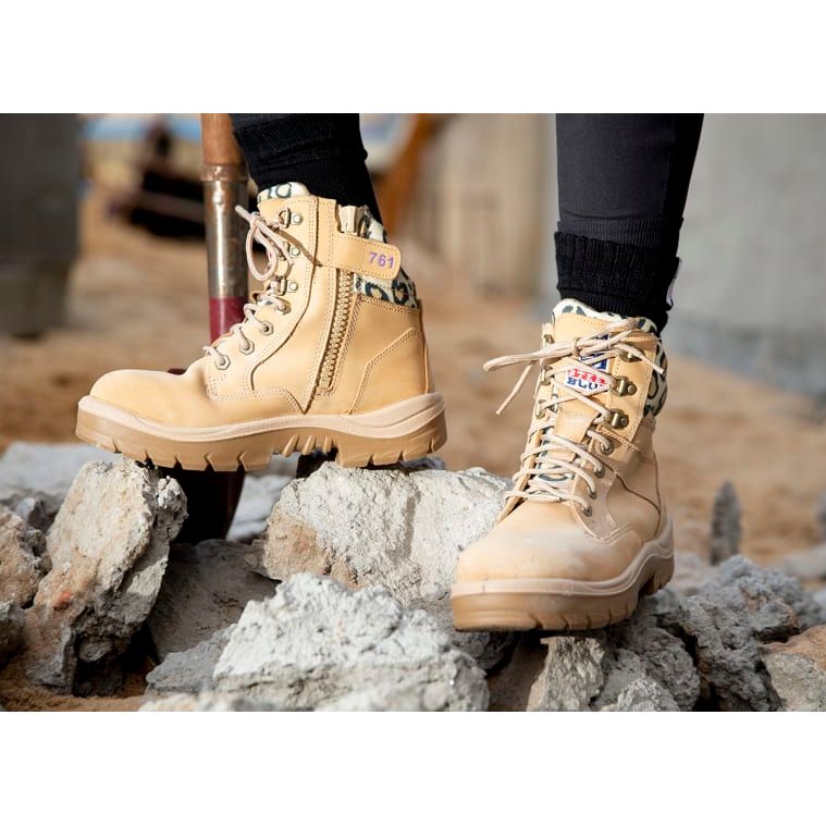 Steel Blue 522761 Southern Cross Ladies L/U Nitrile Zip Safety Boot