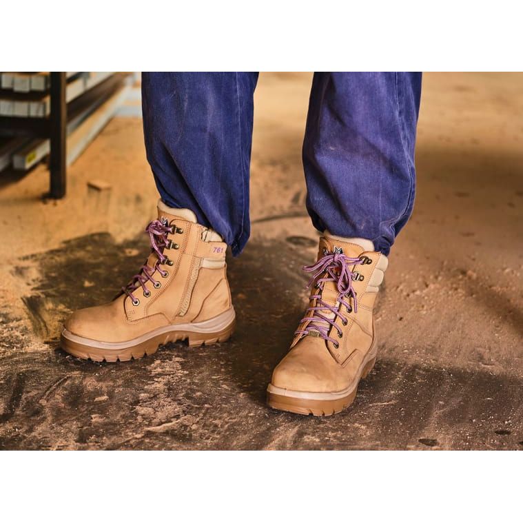 Steel Blue 522761 Southern Cross Ladies L/U Nitrile Zip Safety Boot