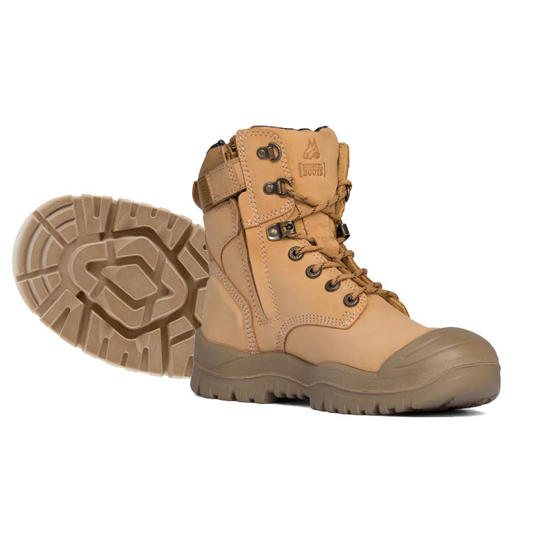 Mongrel 561050 L/U Zip Nitrile Scuff Cap Safety Boot