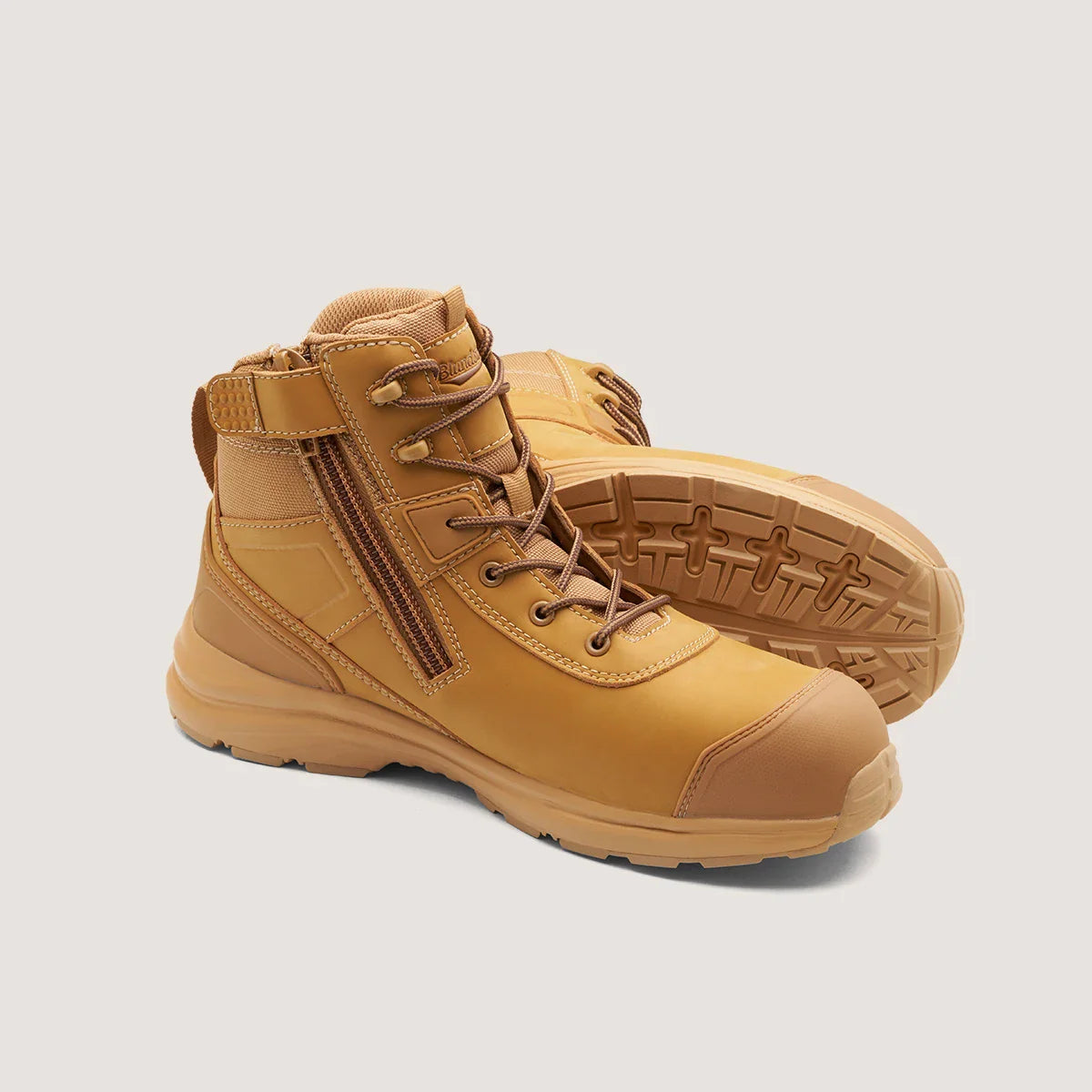 Blundstone 796 Blundstone - Rubber Comp Safety - Wheat - Unisex - Zip BlundstoneBlundstone 796 Blundstone - Rubber Comp Safety - Wheat - Unisex - Zip Side