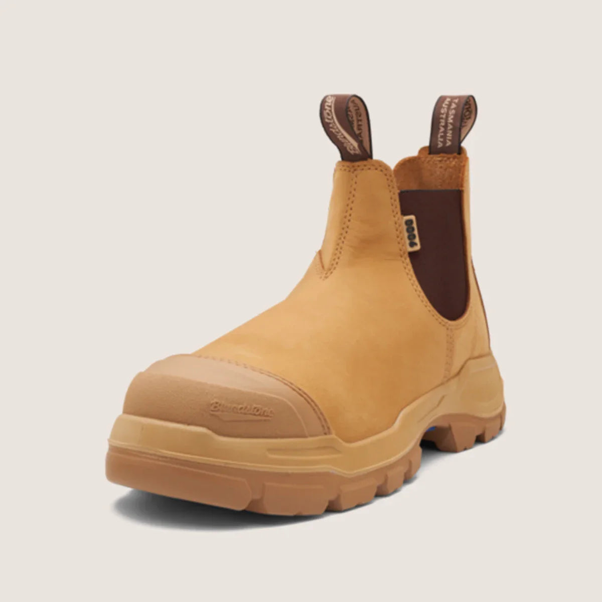 Blundstone 9000 Rotoflex - Rubber Steel Safety - Wheat - Unisex - ElasBlundstoneBlundstone 9000 Rotoflex - Rubber Steel Safety - Wheat - Unisex - Elastic Side