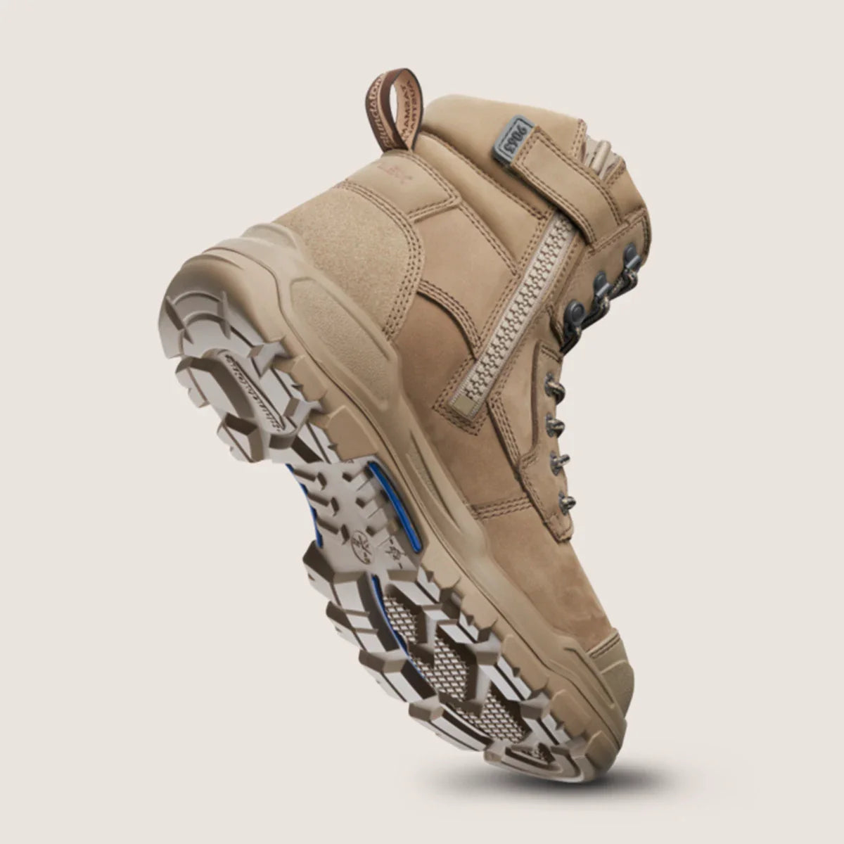 Blundstone 9063 Rotoflex - Rubber Steel Safety - Stone - Unisex - 150MBlundstoneBlundstone 9063 Rotoflex - Rubber Steel Safety - Stone - Unisex - 150Mm Zip Side