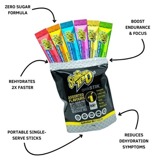 Sqwincher SQ0104-MF Qwik Stik Mixed Flavour 50PK