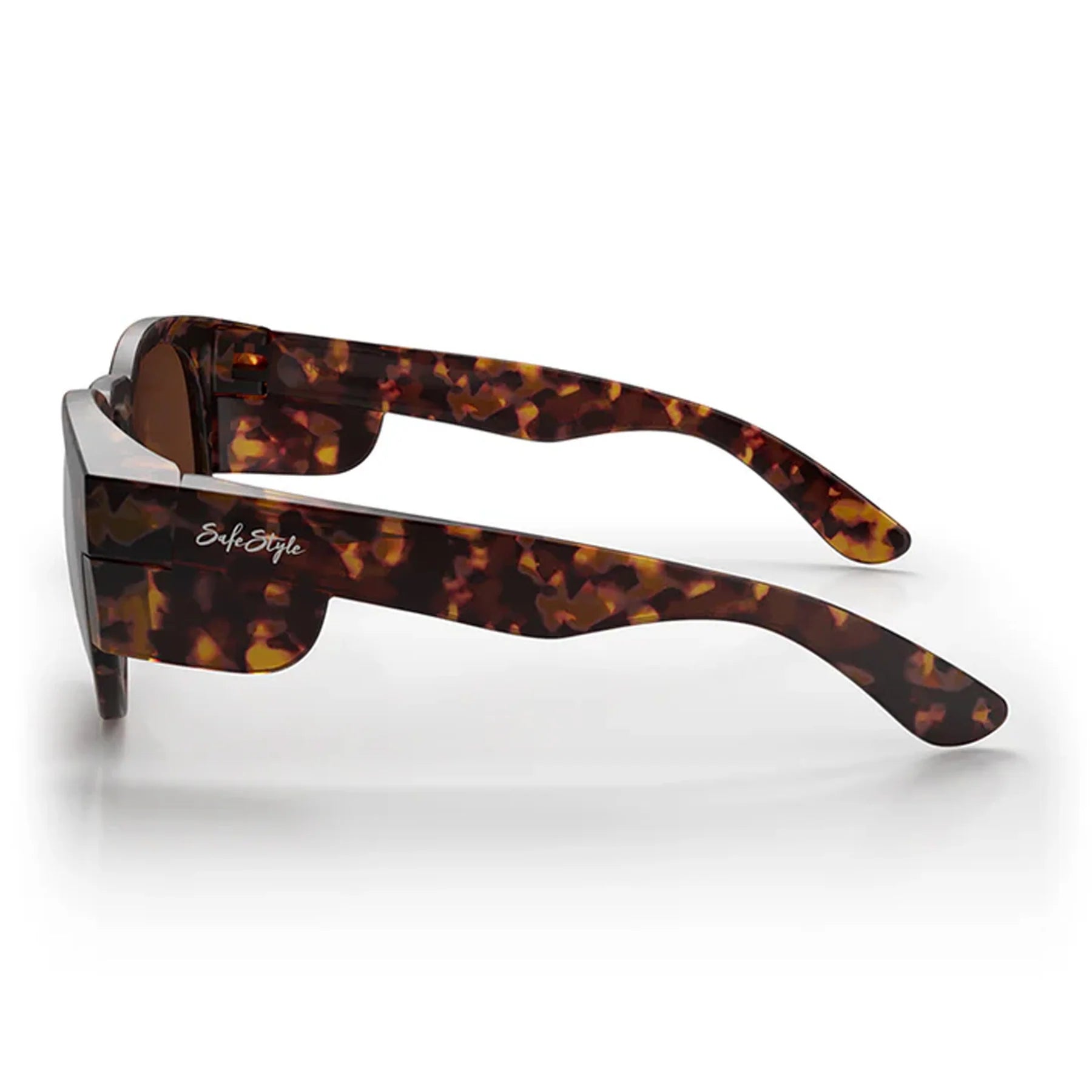 Safe Style CRMTBRP100 Cruiser Matte Tort Frame Brown Polarised Safety Glasses