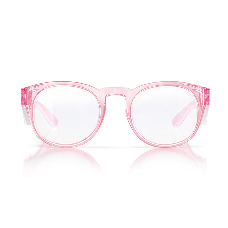 Safe Style CRPC100 Cruisers Pink Frame/Clear UV400 Safety GlassesSafe StyleSafe Style CRPC100 Cruisers Pink Frame/Clear UV400 Safety Glasses