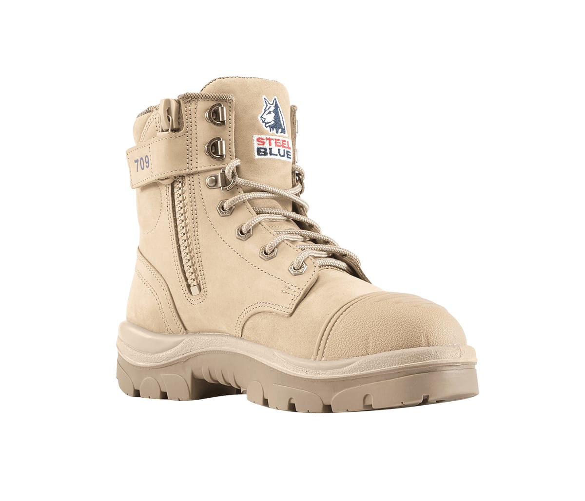 Steel Blue 512709 Argyle Zip Ladies With Scuff Safety Boot