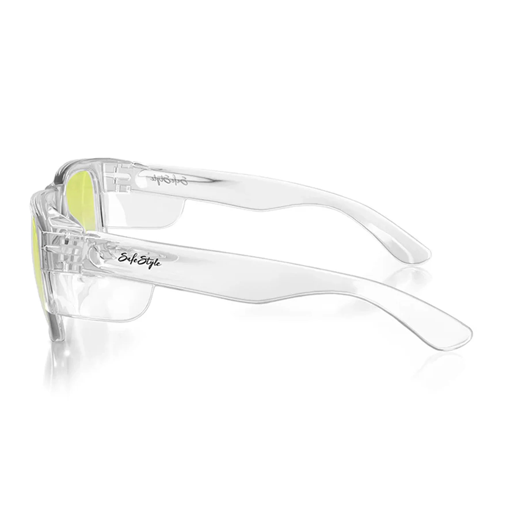 Safe Style FCY100 Fusions Clear Frame Yellow Safety Glasses