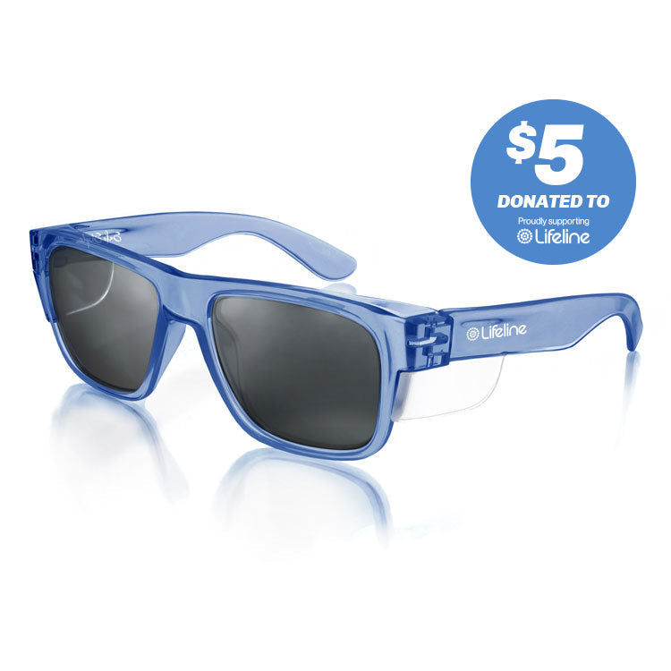 Safe Style FBLP100 Fusions Blue Frame /Polarised UV400 Safety GlassesSafe StyleSafe Style FBLP100 Fusions Blue Frame /Polarised UV400 Safety Glasses