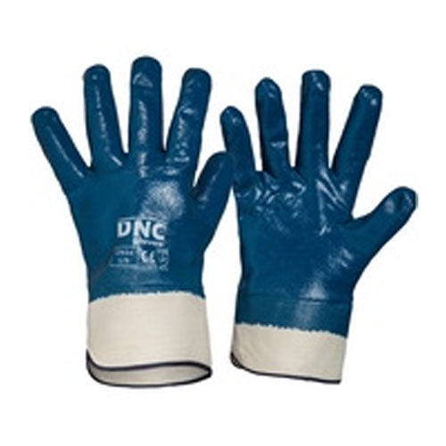 Blue Nitrile Full Dip with Canvas Cuff (12 Pack) GN34