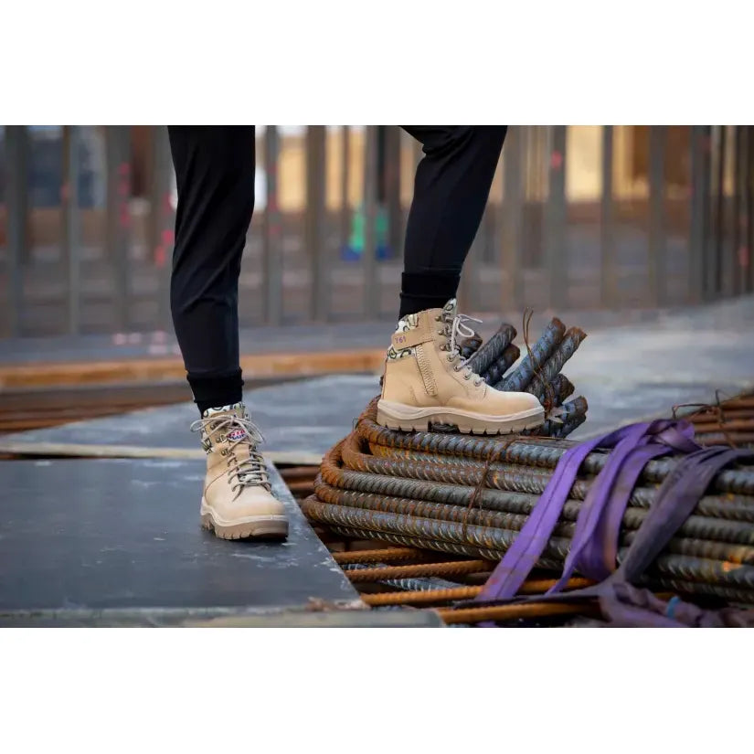 Steel Blue 522761 Southern Cross Ladies L/U Nitrile Zip Safety Boot