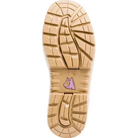 Steel Blue 522761 Southern Cross Ladies L/U Nitrile Zip Safety Boot