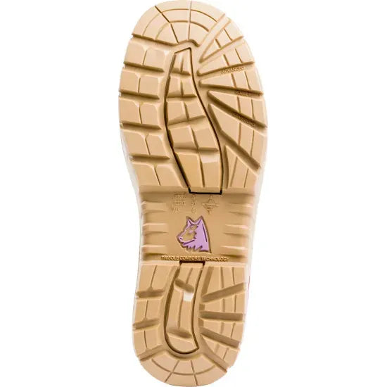 Steel Blue 522761 Southern Cross Ladies L/U Nitrile Zip Safety Boot