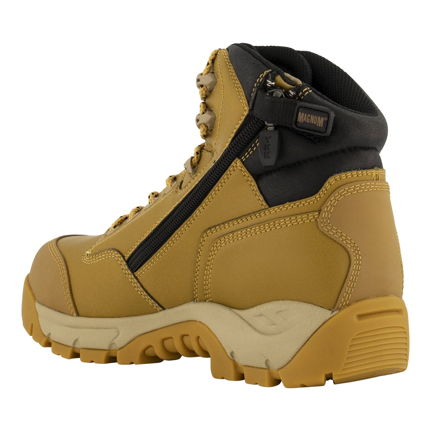 Magnum MPN150 Precision Max Safety Boot with waterproof Clarino Microfibre upper and high traction rubber outsole.