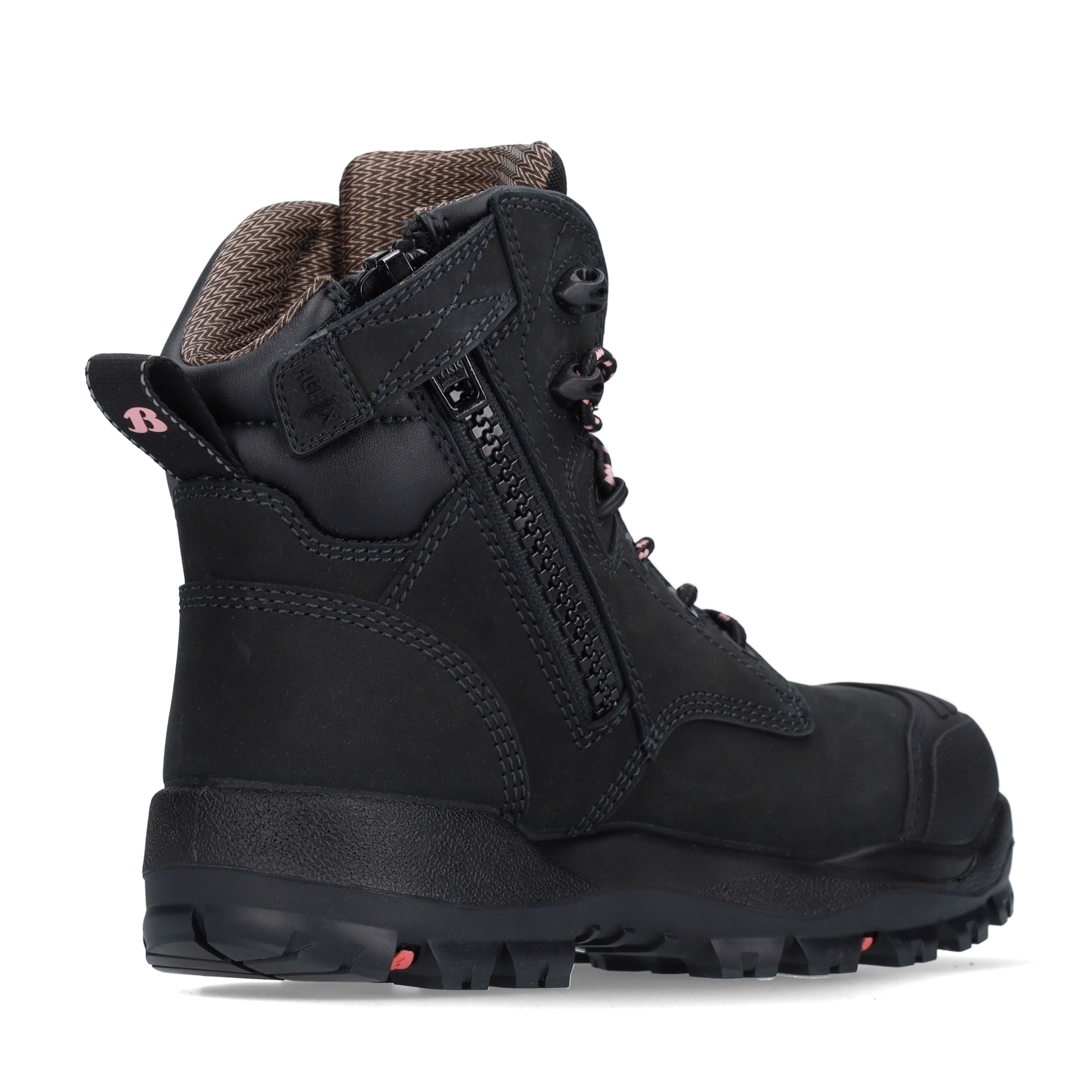 Bata Industrials - 504 66033 Mallee - Ladies 150Mm Zip Sided Steel Toe Safety Boot - Black