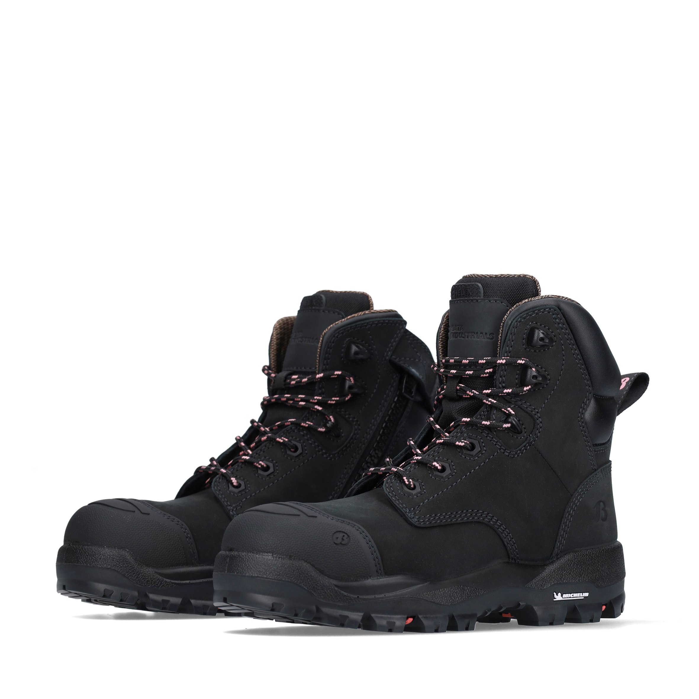 Bata Industrials - 504 66033 Mallee - Ladies 150Mm Zip Sided Steel Toe Safety Boot - Black