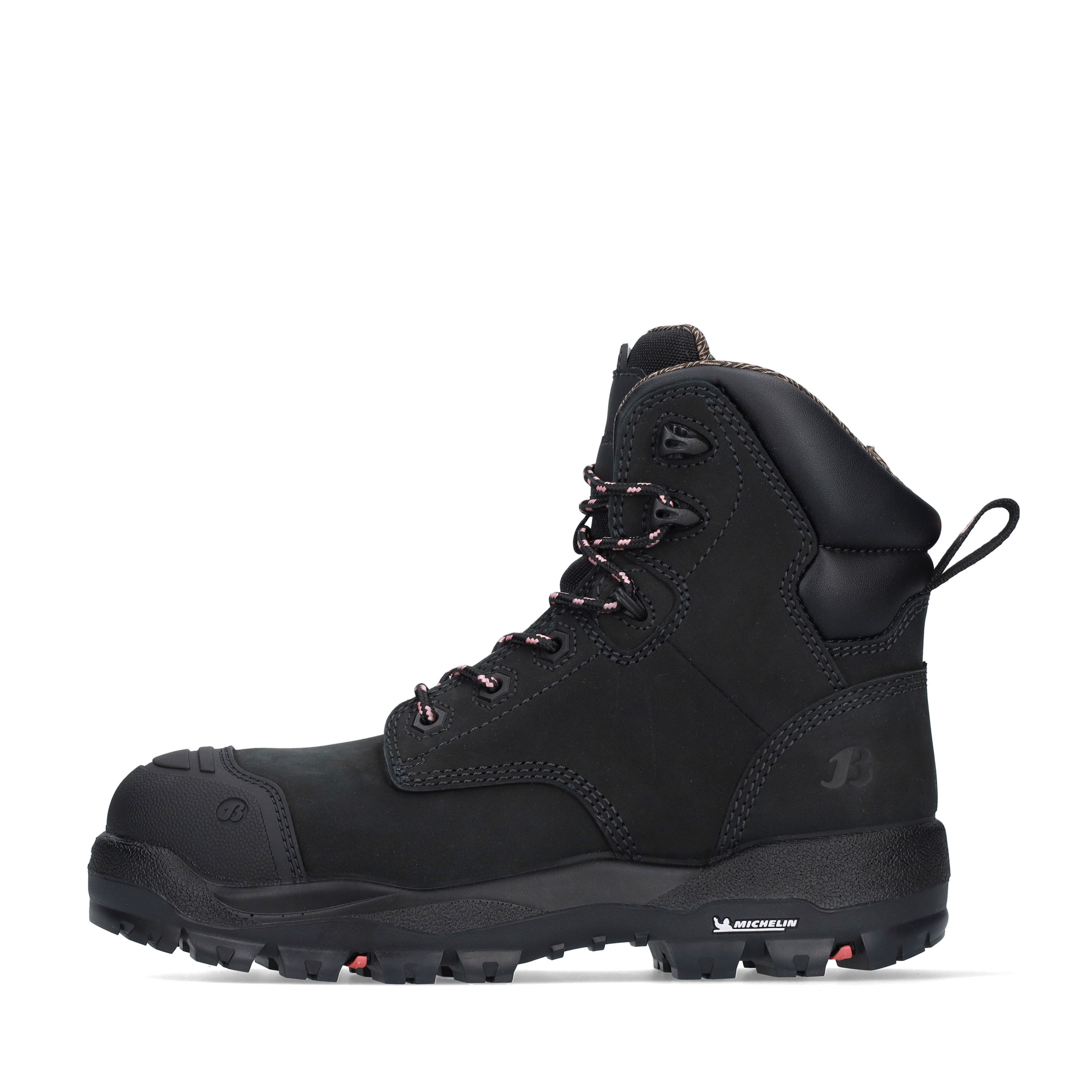 Bata Industrials - 504 66033 Mallee - Ladies 150Mm Zip Sided Steel Toe Safety Boot - Black