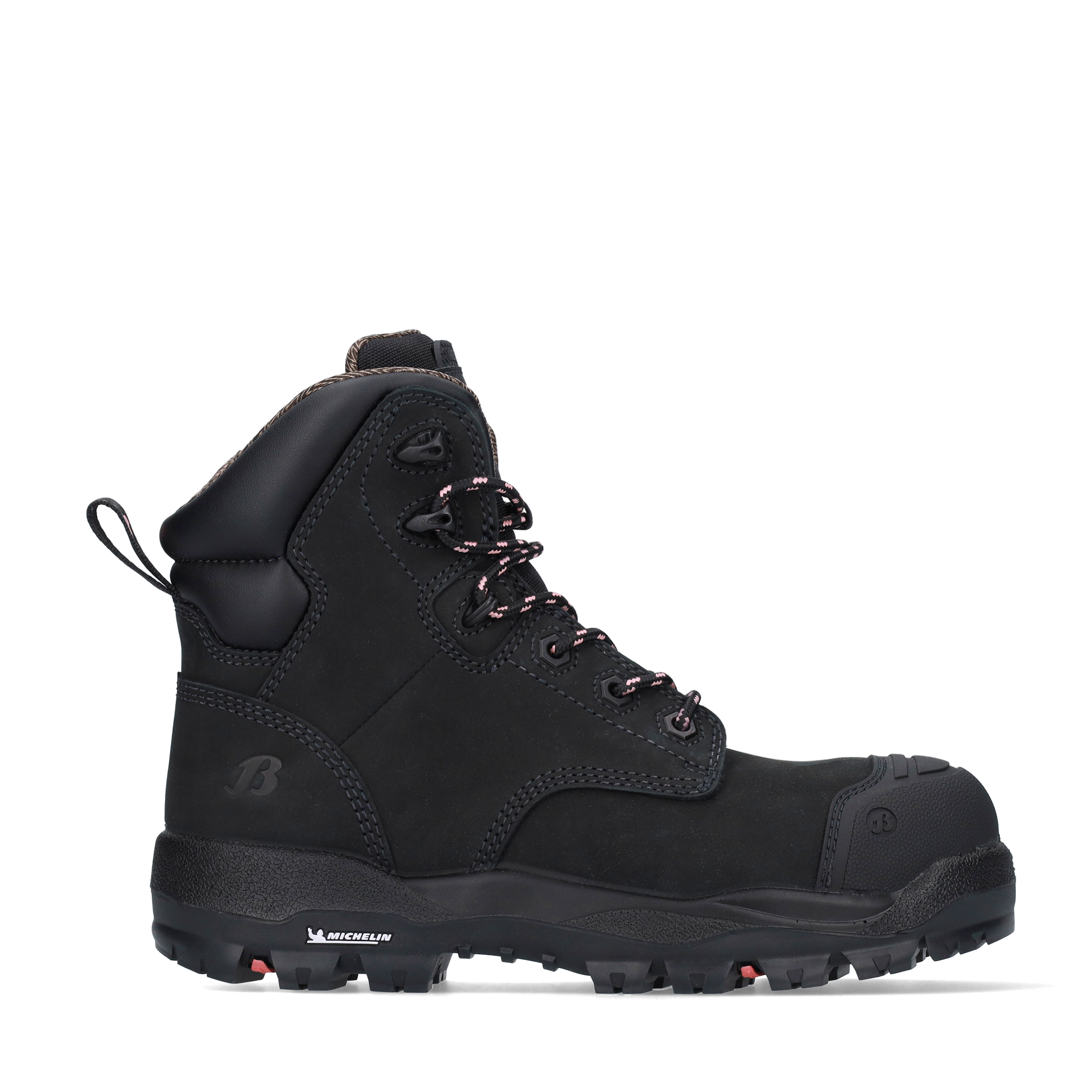 Bata Industrials - 504 66033 Mallee - Ladies 150Mm Zip Sided Steel Toe Safety Boot - Black