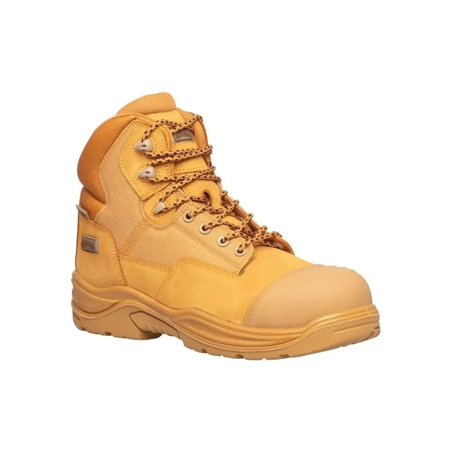 Magnum MTM150 Trademaster Lite Comp Toe Safety Boot with padded collar, side zip, and durable water-resistant nubuck upper.