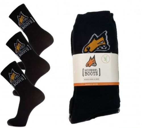 Mongrel Bamboo Socks - 3 Pack