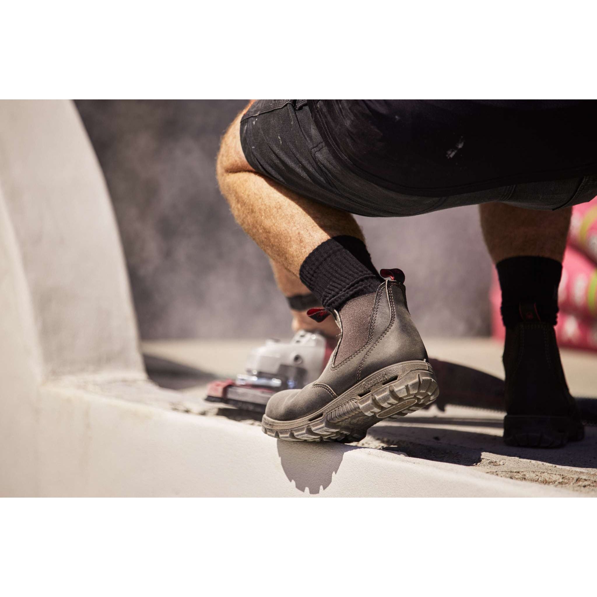Redback - Black Non Safety Boot UBBK
