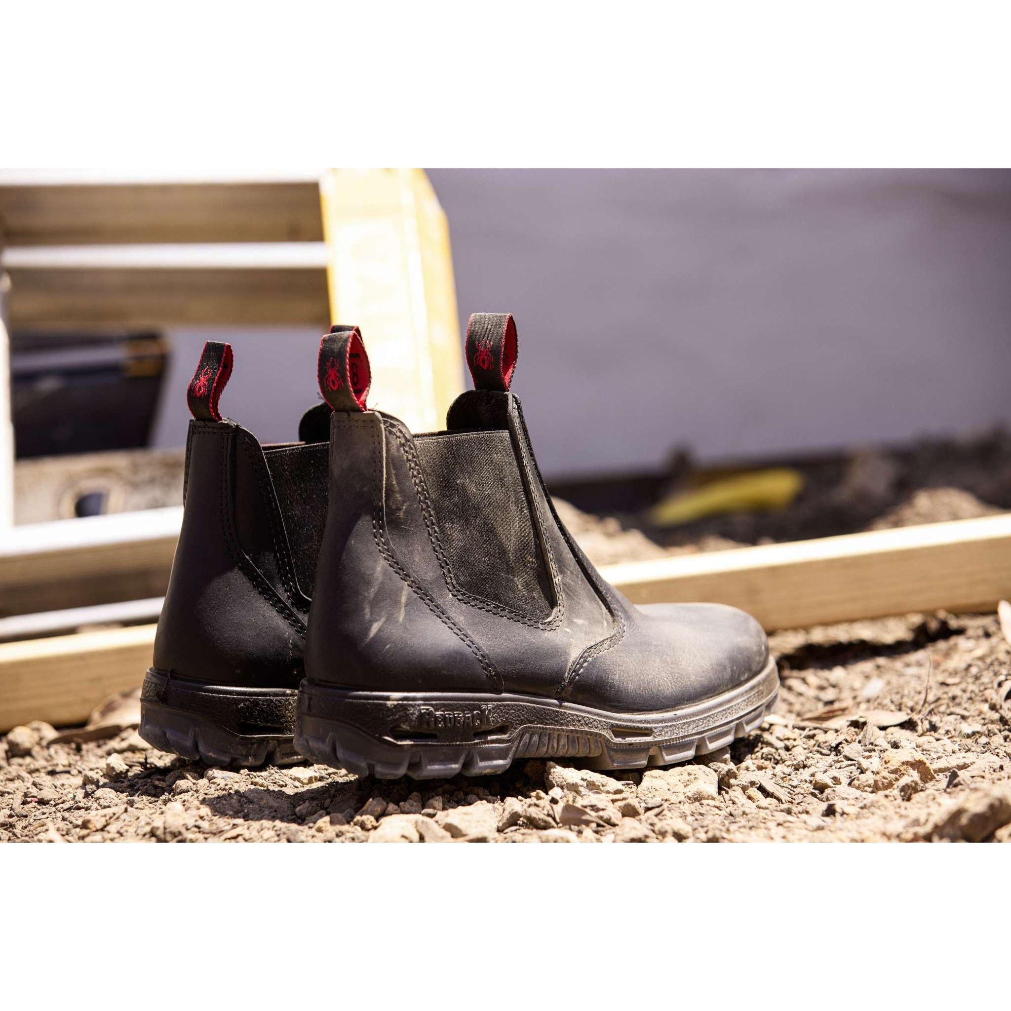 Redback - Black Non Safety Boot UBBK