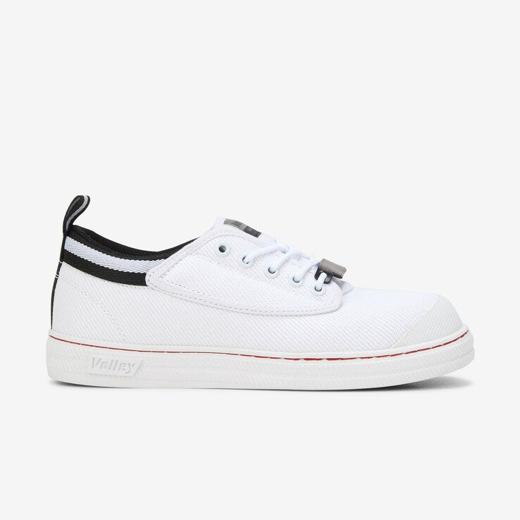 Volley 600073 Canvas Safety Shoe with steel toe cap and slip-resistant sole.