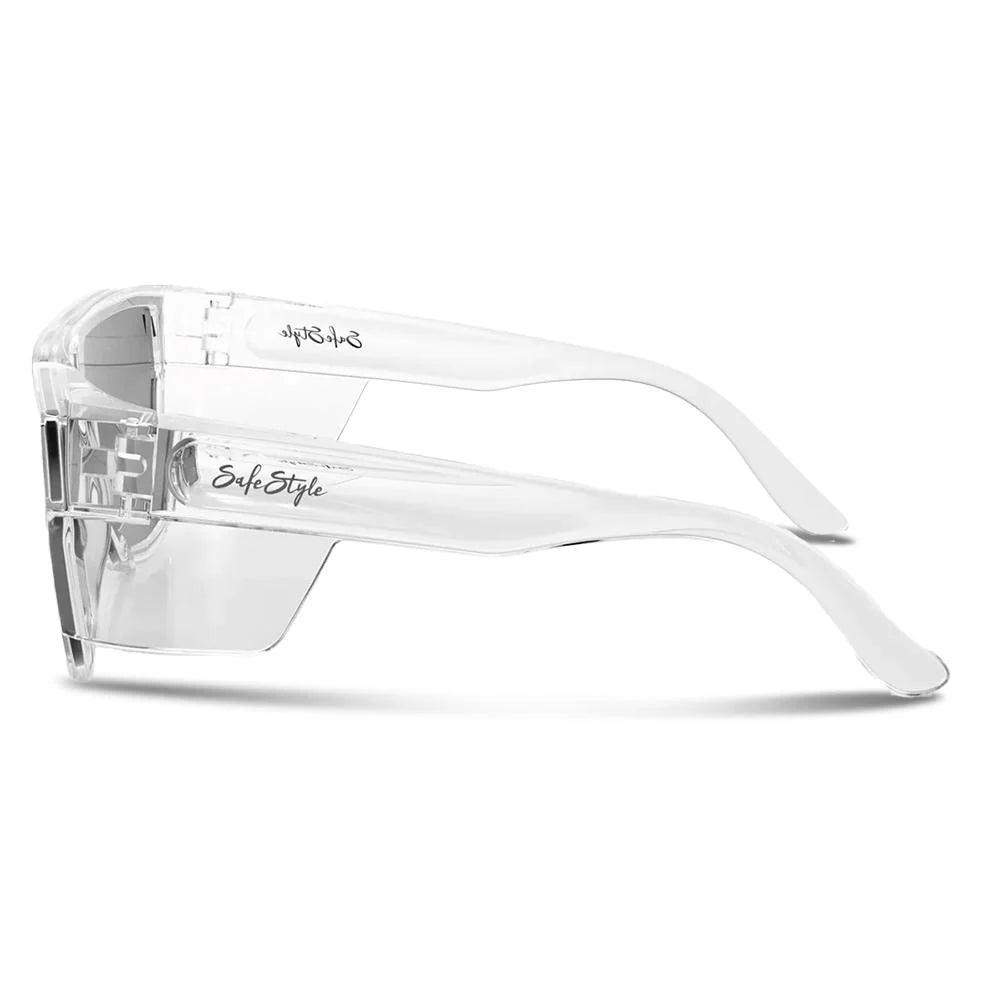 Safe Style PCT100 Primes Clear Frame Tinted Safety Glasses