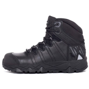 Mack Octane Zip Boot Safety Composite in black with composite toe cap and heat-resistant sole.