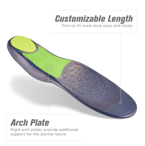 Implus 40307 Sof Comfort Mens Plantar Fascia Orthotic Footbed