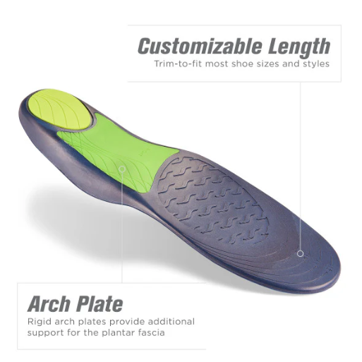 Implus 40307 Sof Comfort Mens Plantar Fascia Orthotic Footbed