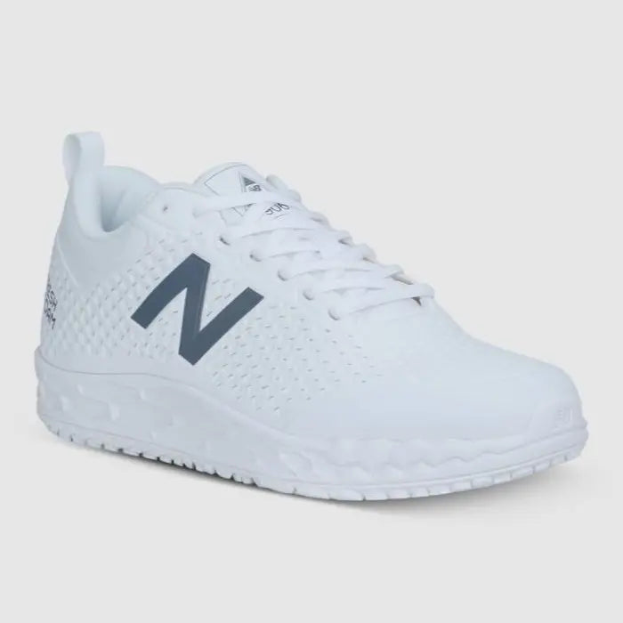 New Balance WID906SR Ladies Work Shoe, slip-resistant, white design.
