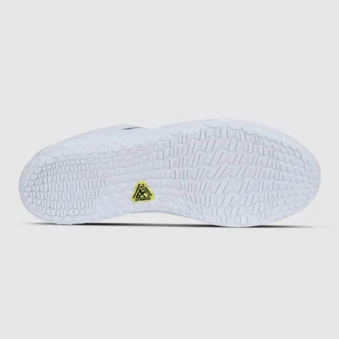 Bottom view of New Balance WID906SR Ladies Work Shoe showing slip-resistant rubber outsole.