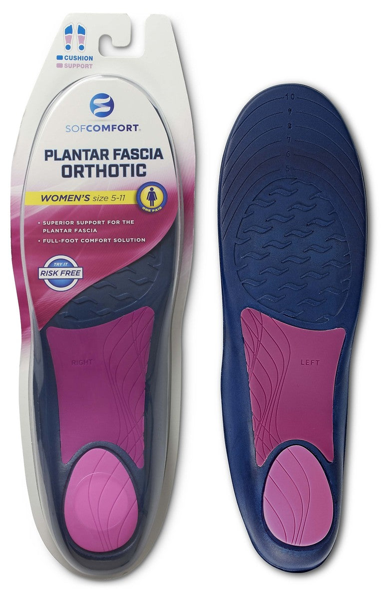 Implus 40308 Sof Comfort Womens Plantar Fascia Orthotic Footbed