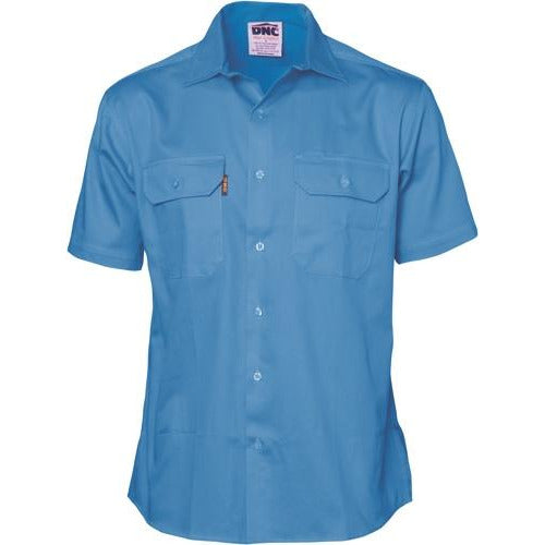 Cotton Drill Work Shirt - Short Sleeve 3201DNCCotton Drill Work Shirt - Short Sleeve 3201