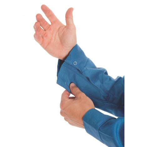 Closed Front Cotton Drill Shirt - Long Sleeve 3204