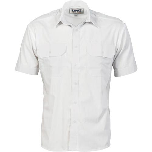 Epaulette Polyester/Cotton Work Shirt - Short Sleeve - 3213DNCEpaulette Polyester/Cotton Work Shirt - Short Sleeve - 3213