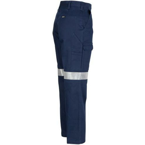 Ladies Cotton Drill Cargo Pants with 3M Reflective Tape 3323DNCLadies Cotton Drill Cargo Pants
